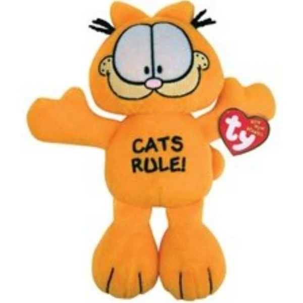 Ty Bow Wow Beanies Garfield - Cats Rule !