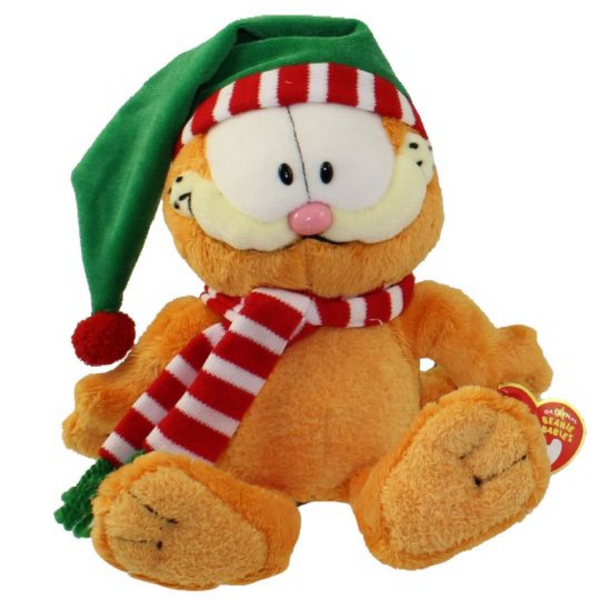Ty Beanie Buddies Garfield - Cat Season's Greetings !