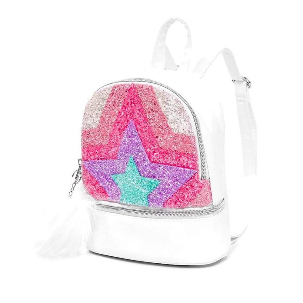 Justice Glitter Star Mini Backpack –