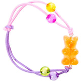 KanDi Jewelry Gummy Bear Elastic Bracelet Orange