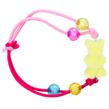 KanDi Jewelry Gummy Bear Elastic Bracelet Yellow