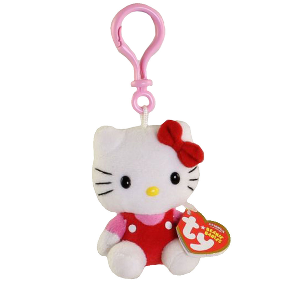 Ty Hello Kitty - Red Jumper Key-clip