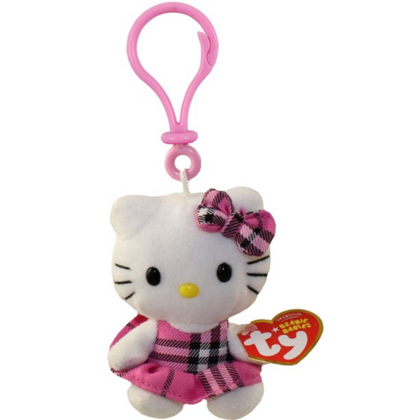 Ty Hello Kitty - Tartan Key-Clip
