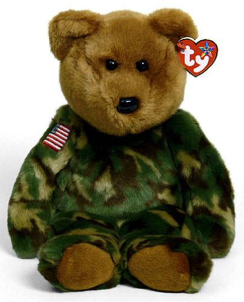 Ty Beanie Buddies Hero - Camouflage Bear