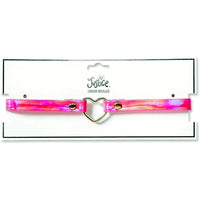 Justice Stores Holo Heart Choker