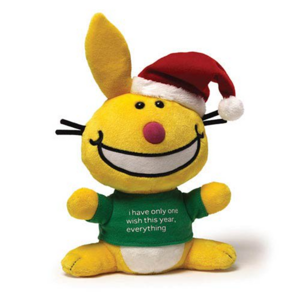 Gund It's Happy Bunny Christmas