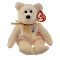 Ty Beanie Babies Ivory - Bear (Hamleys UK Exclusive)