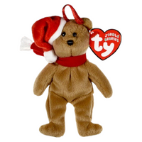 Ty Jingle Beanies 1997 Holiday Teddy - Bear