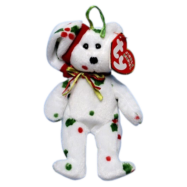 1998 holiday teddy on sale beanie baby value