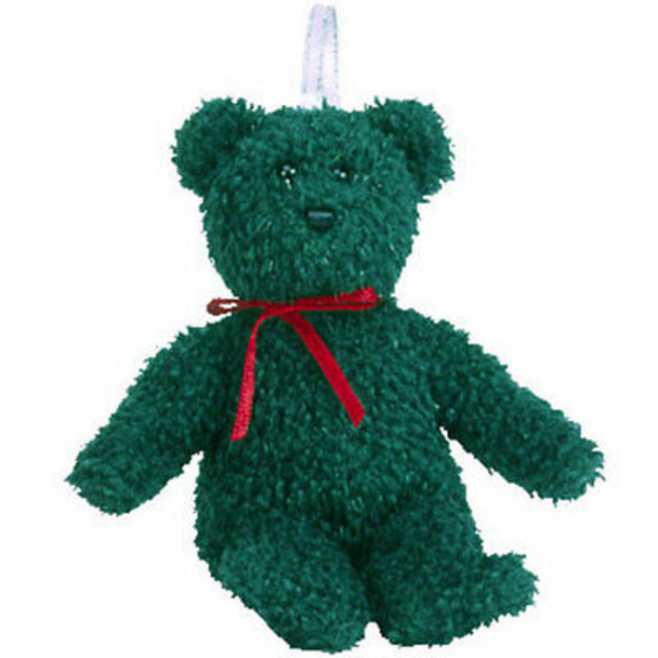Ty Jingle Beanies 2001 Holiday Teddy - Bear