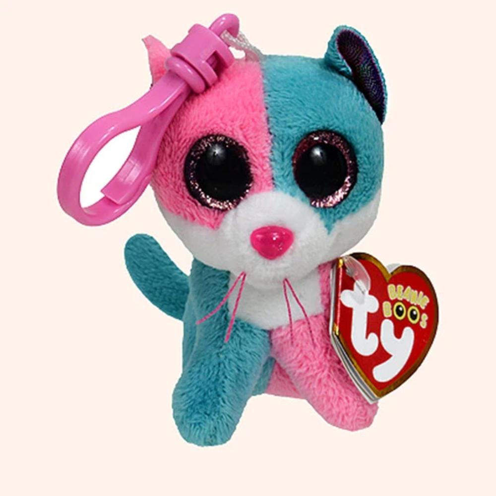 Ty Beanie Boos Fiona Cat Clip Justice Exclusive bandbcollectibles
