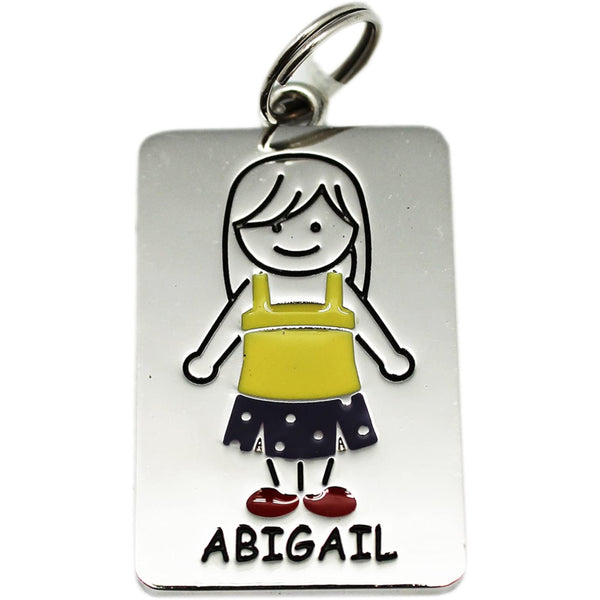 Kid's Tag Charm - Abigail