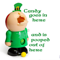 Lucky O'Pooper Candy Dispenser Diagram