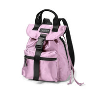 Justice Metallic Cinch Top Mini Backpack Purpline