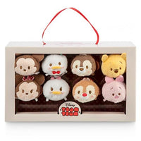 Disney Mickey Mouse and Friends Valentine Candy Box ''Tsum Tsum'' Plush Set - Mini - 3 1/2''