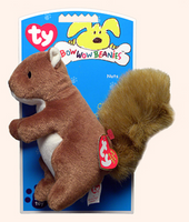 Ty Bow Wow Beanies - Nuts Squirrel