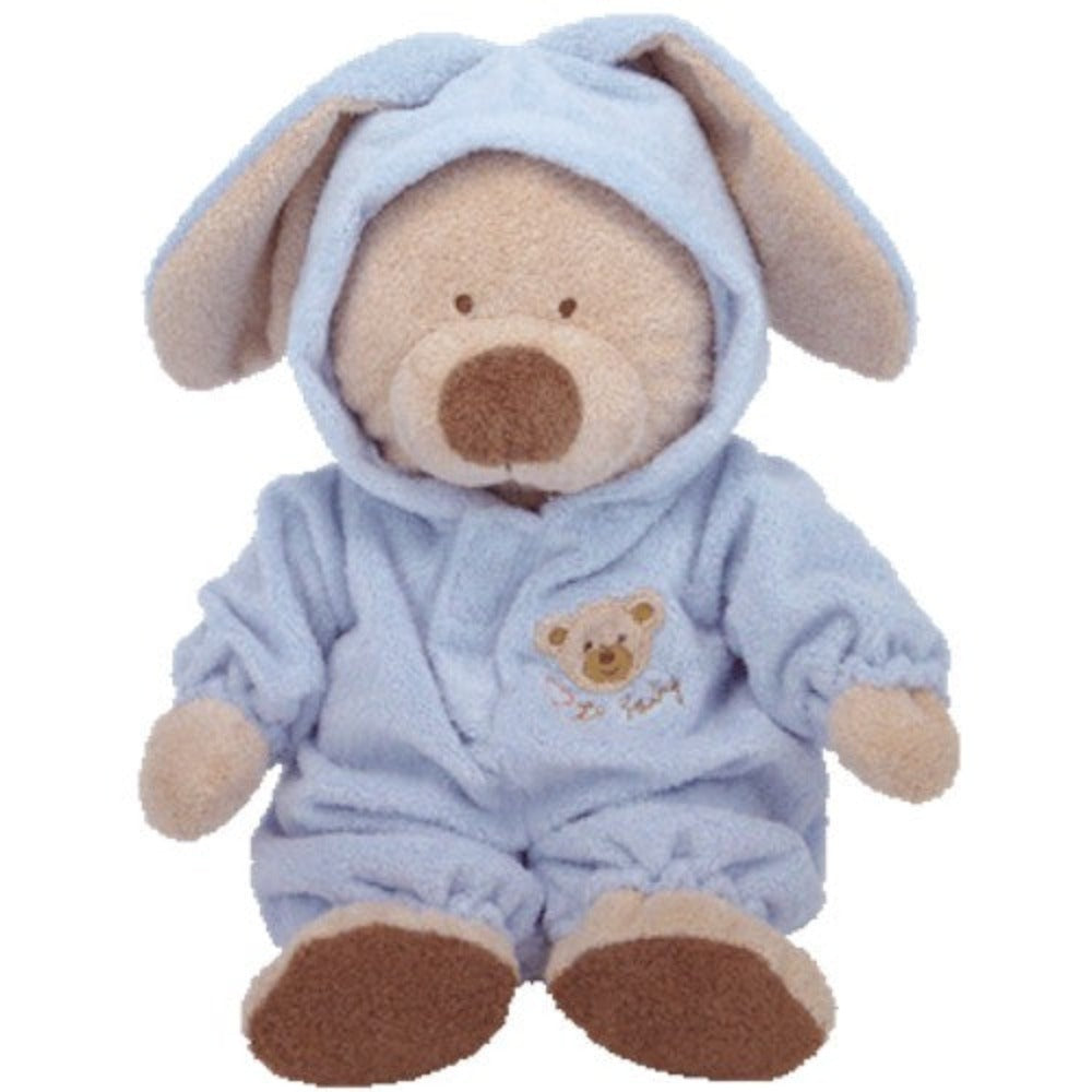 Ty Baby Pyjama-Bär Kuscheltier - Blau, Größe M (28 Cm) - Weiches Stofftier Für Neugeborene & Babys