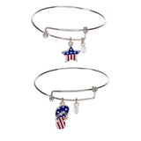 Ganz Patriotic Dangle Bangles