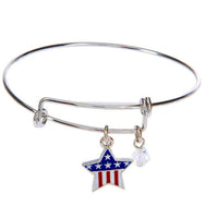 Ganz Patriotic Dangle Bangle Star