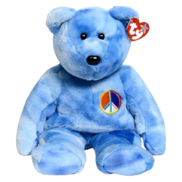 Ty Beanie Buddies Peace Symbol - Bear