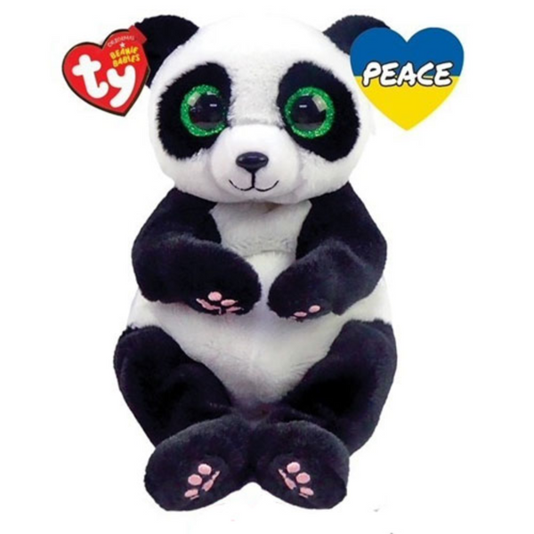 Ty Ukraine Peace Tag Ying - Panda Bear (Save the Children)