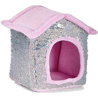 Justice Stores Pet Shop Flip Sequin Plush House Flipped