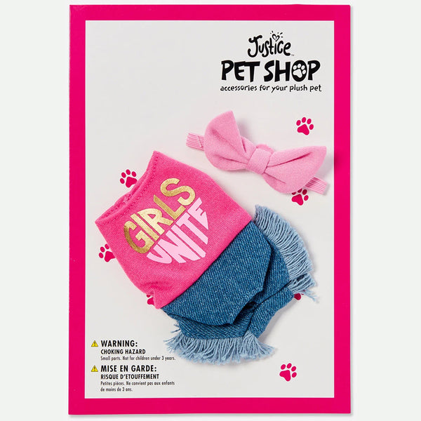 Justice Stores Pet Shop Girl Power Outfit Package
