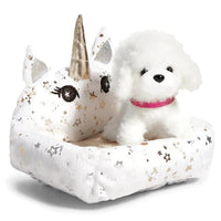 Justice Stores Pet Shop Unicorn Bed with Pet