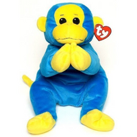 Ty Pillow Pals Swinger - Monkey (Blue & Yellow)