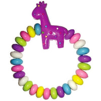 KanDi Jewelry Purple Giraffe Sprinkle Cookie Candy Bracelet