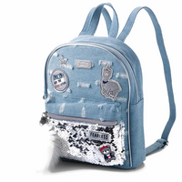 Justice Revolution Denim Mini Backpack –