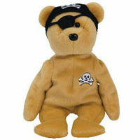 Ty Beanie Babies Roger - Pirate Bear (Vedes, Germany Exclusive)