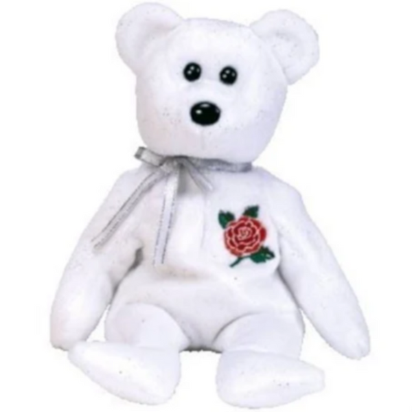 Ty Beanie Babies Rose - Bear (Europe Exclusive)