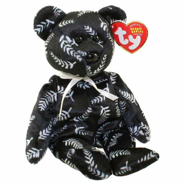 Ty Beanie Babies Silver - Bear (New Zealand Exclusive)