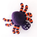 Pebble Spider Rattle - Purple