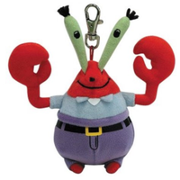 Ty SpongeBob - Mr. Krabs Key-Clip (Metal)