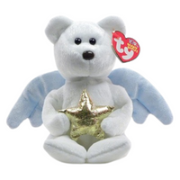Ty Beanie Babies Star - Angel Bear Gold