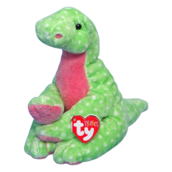 Ty Pluffies Stomps Dinosaur –1