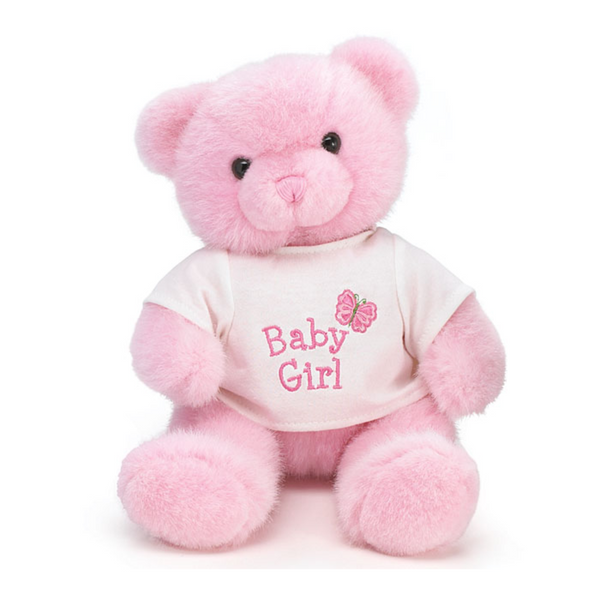 Burton & Burton Tina Plush Pink T-Shirt Bear 9"