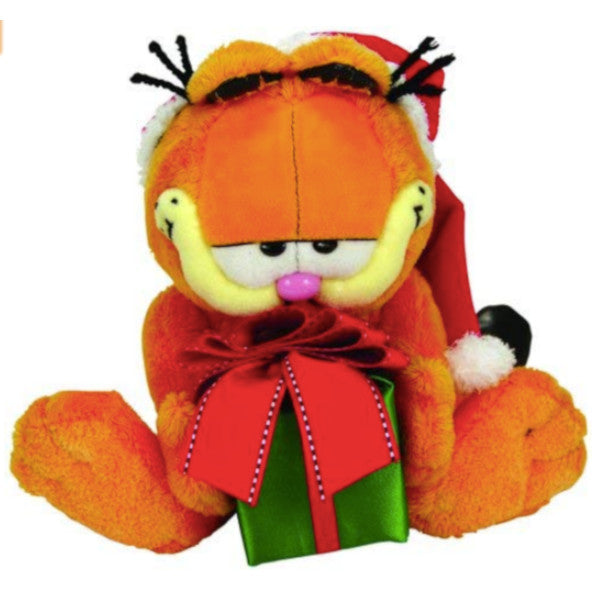 Ty Beanie Baby Garfield the Cat Happy Holidays