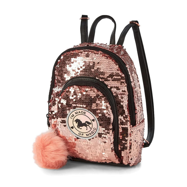 justice backpacks for girls mini backpack Justice Unicorn Sequin Mini Backpack – bandbcollectibles.com