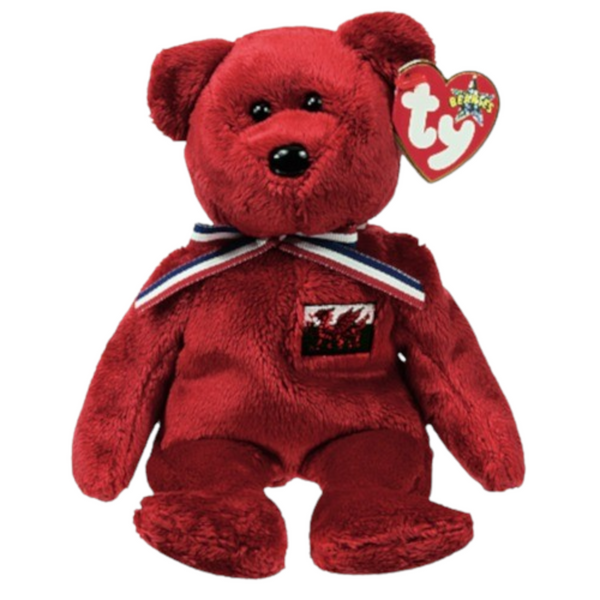 Ty Beanie Babies Wales - Bear (Wales Exclusive)