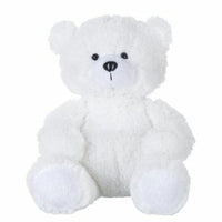 The Bear Sentiments Plush Bear White